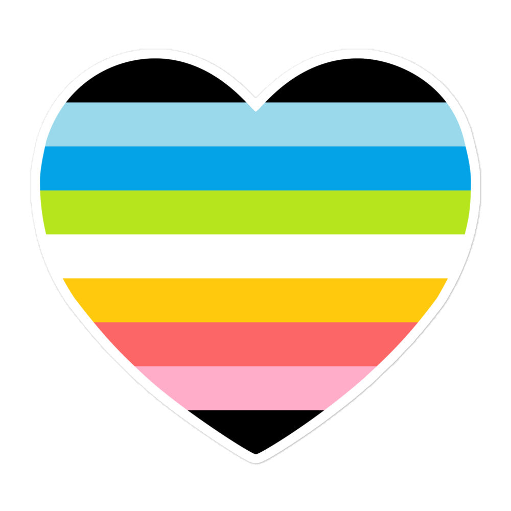 Transgender Pride Flag - 3 Inch Circle Sticker 3 x 3 - LGBTQ+ Support