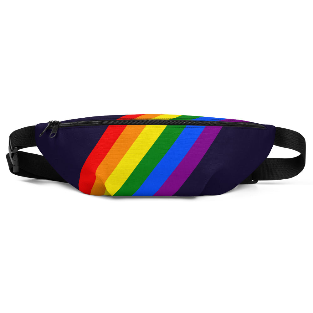Rainbow Pride Flag Diagonal Fanny Pack/Bum Bag