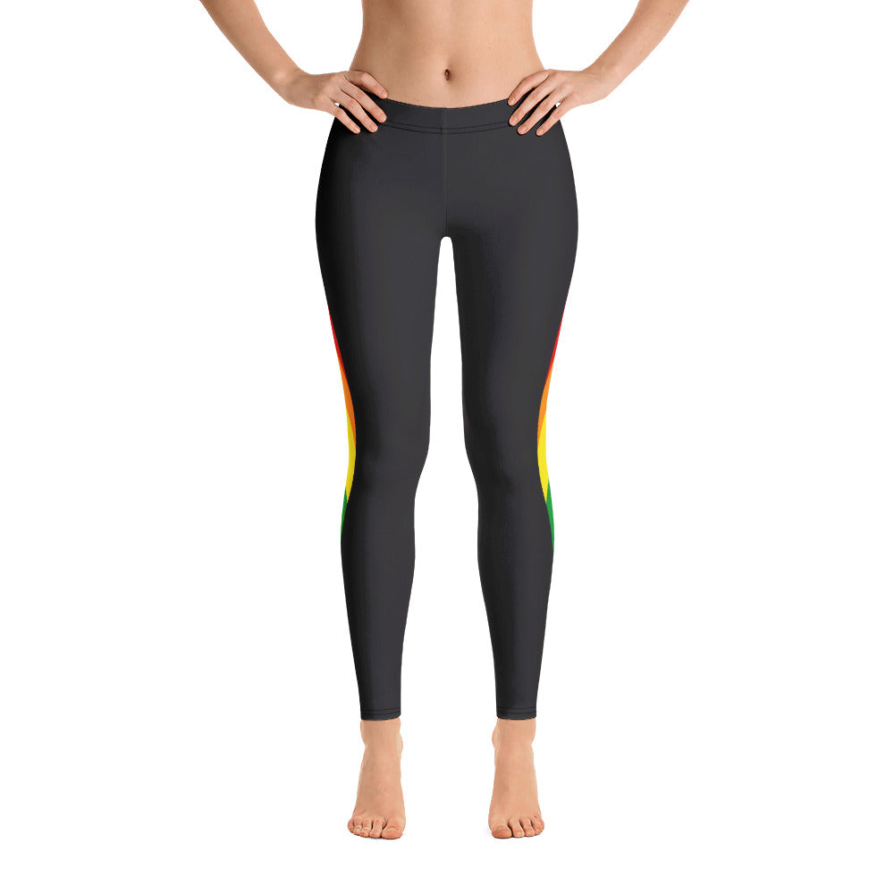 Rainbow Pride Flag Dynamic Curve Leggings