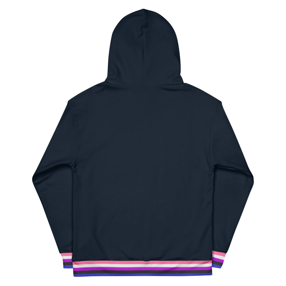 Pride trefoil outlet outline hoodie