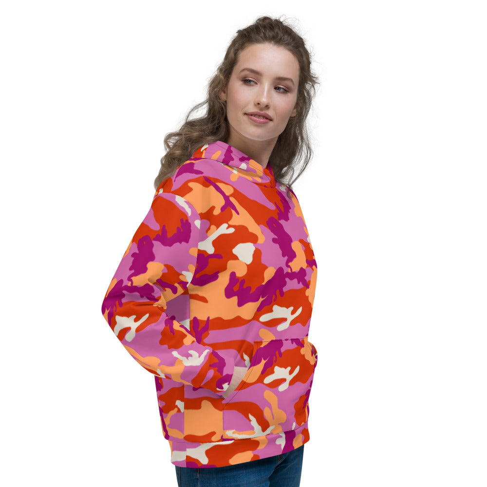 Colorful discount camo hoodie