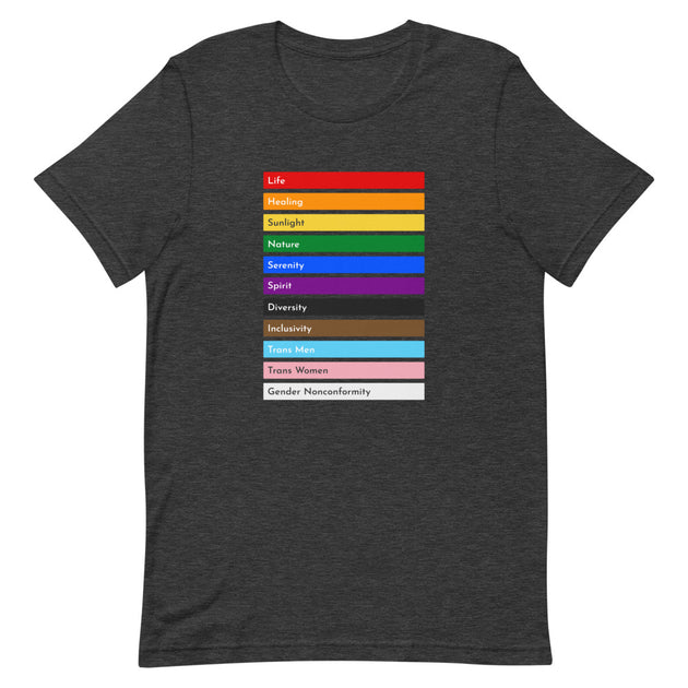 lgbt flag t shirt