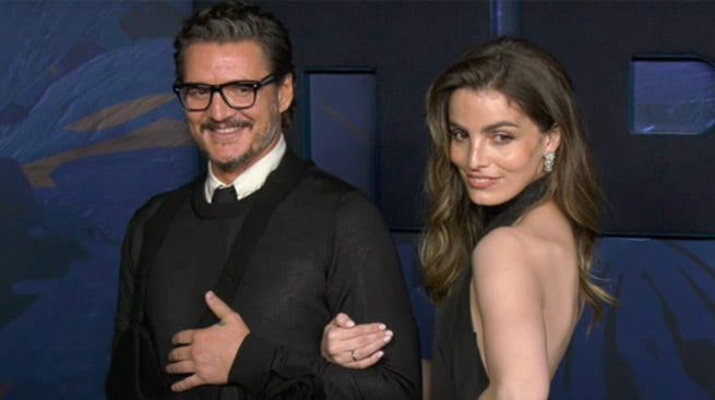 Pedro Pascal and Lux Pascal pose for images before the 2024 Emmy Awards