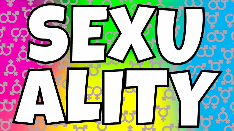 The word Sexualities is writtin over the top of a network or sexual orientation symbols