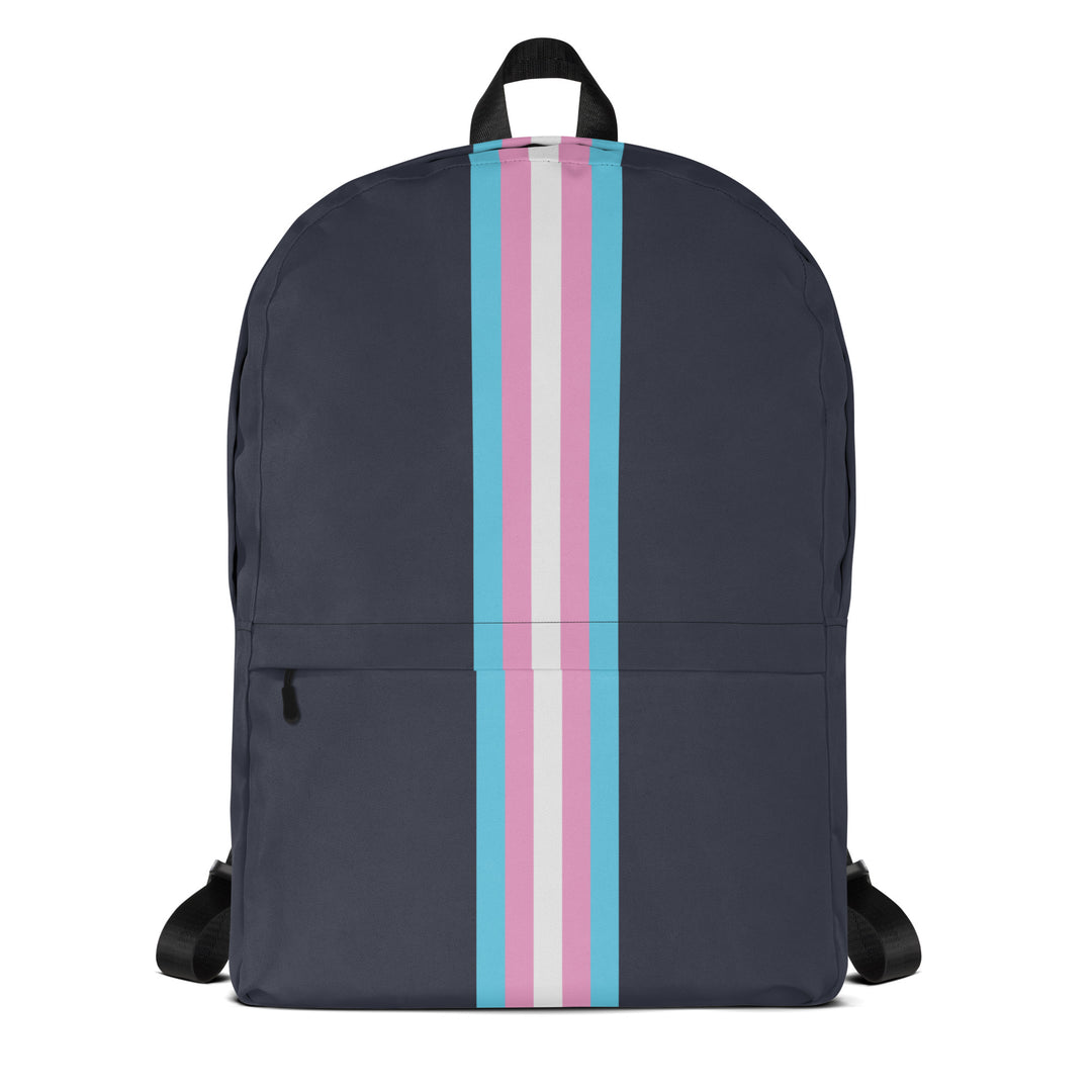 Trans Pride Stripe Backpack Bags The Rainbow Stores