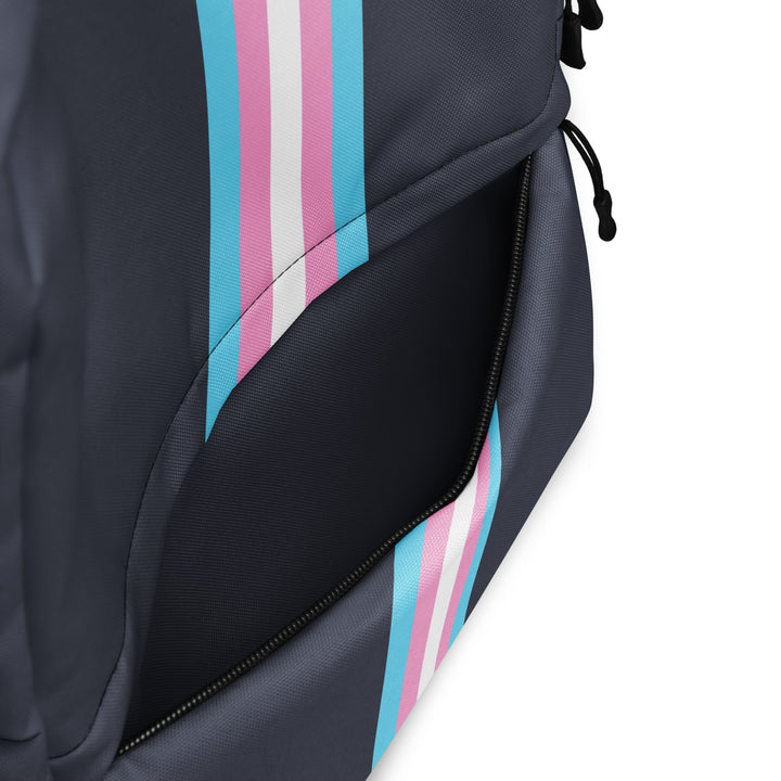 Trans Pride Stripe Backpack Bags The Rainbow Stores