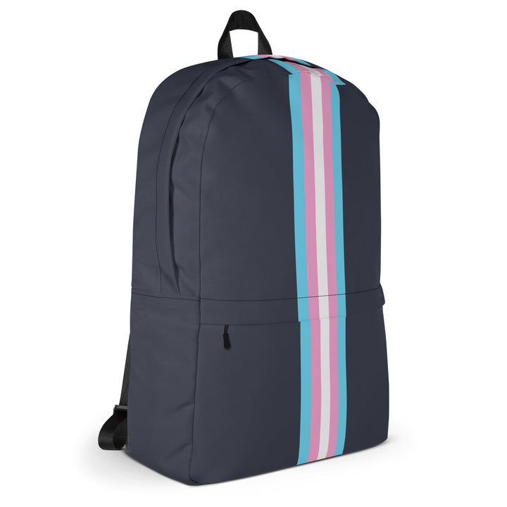 Trans Pride Stripe Backpack Bags The Rainbow Stores