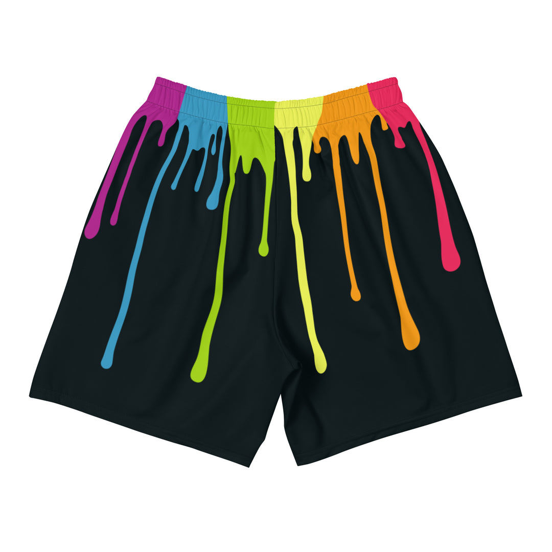 Rainbow Paint Drips Shorts Shorts Long The Rainbow Stores