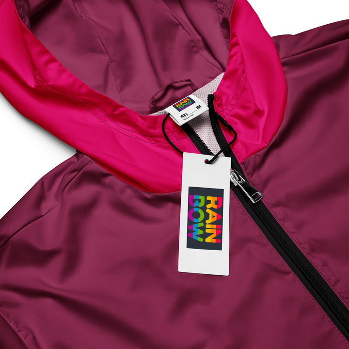 Purple With Raspberry Hood Windbreaker Windbreaker The Rainbow Stores