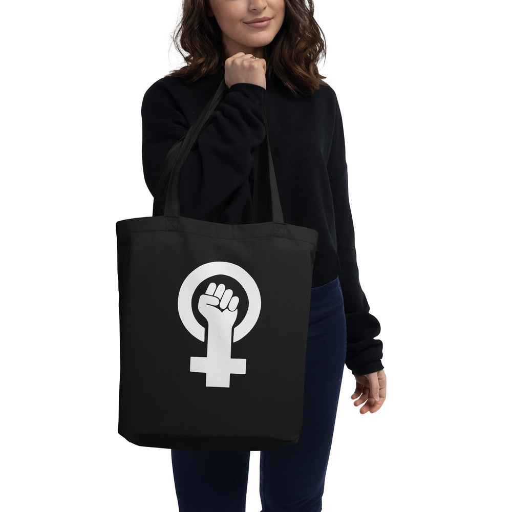 Feminist Symbol Black Eco Tote Bags The Rainbow Stores