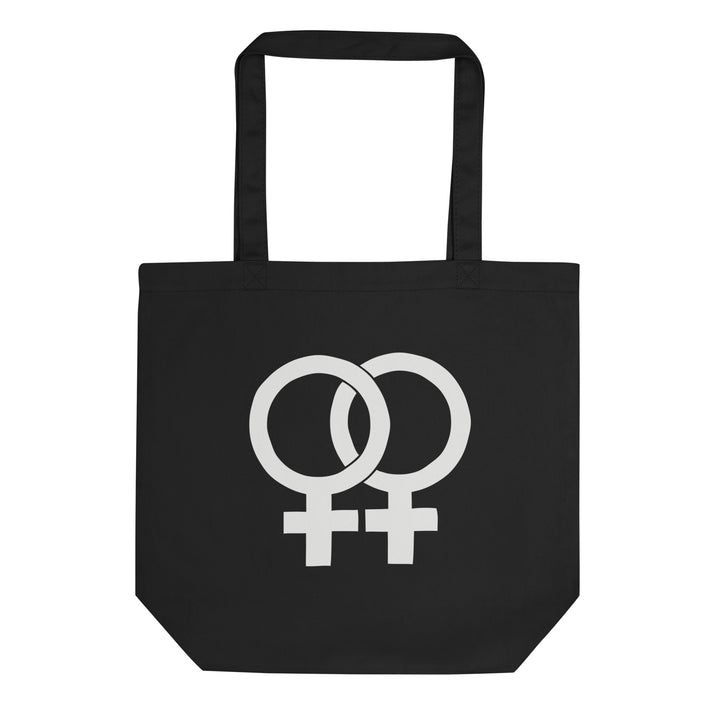 Lesbian Double Venus Organic Cotton Tote Bag Bags The Rainbow Stores