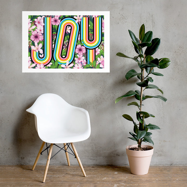 Queer Joy Floral Art Print Art prints The Rainbow Stores