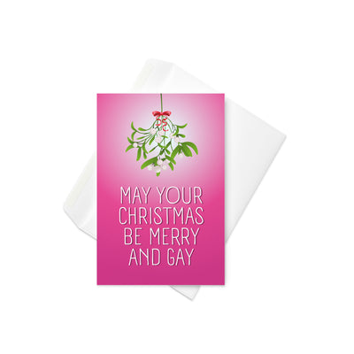 May Your Christmas Be Merry and Gay Card Greeting Cards The Rainbow Stores