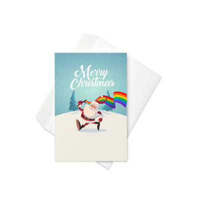 Rainbow Pride Santa Card Greeting Cards The Rainbow Stores