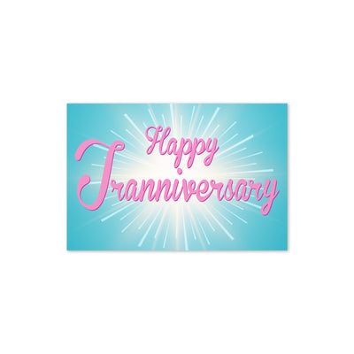 Happy Tranniversary Card Greeting Cards The Rainbow Stores