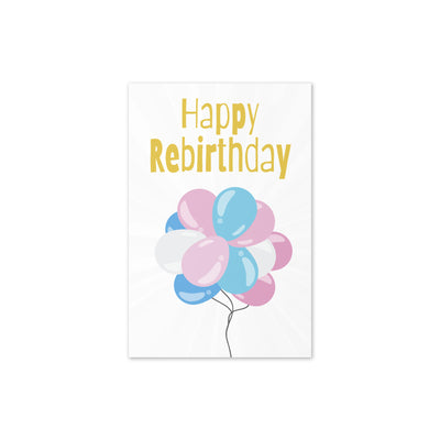 Happy Rebirthday Card Greeting Cards The Rainbow Stores