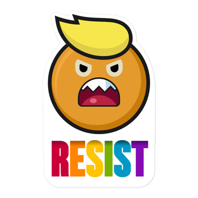 Resist The Orange Sticker Stickers The Rainbow Stores