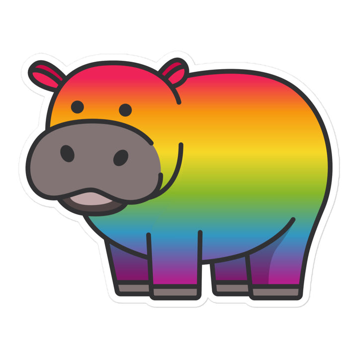 Rainbopotamus Sticker Stickers The Rainbow Stores