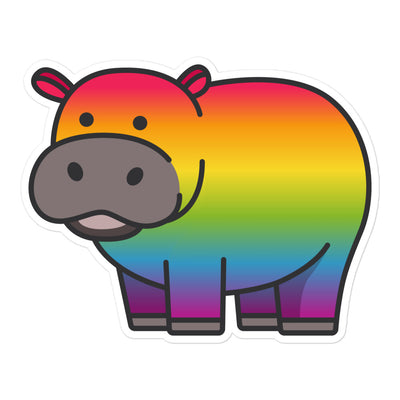 Rainbopotamus Sticker Stickers The Rainbow Stores