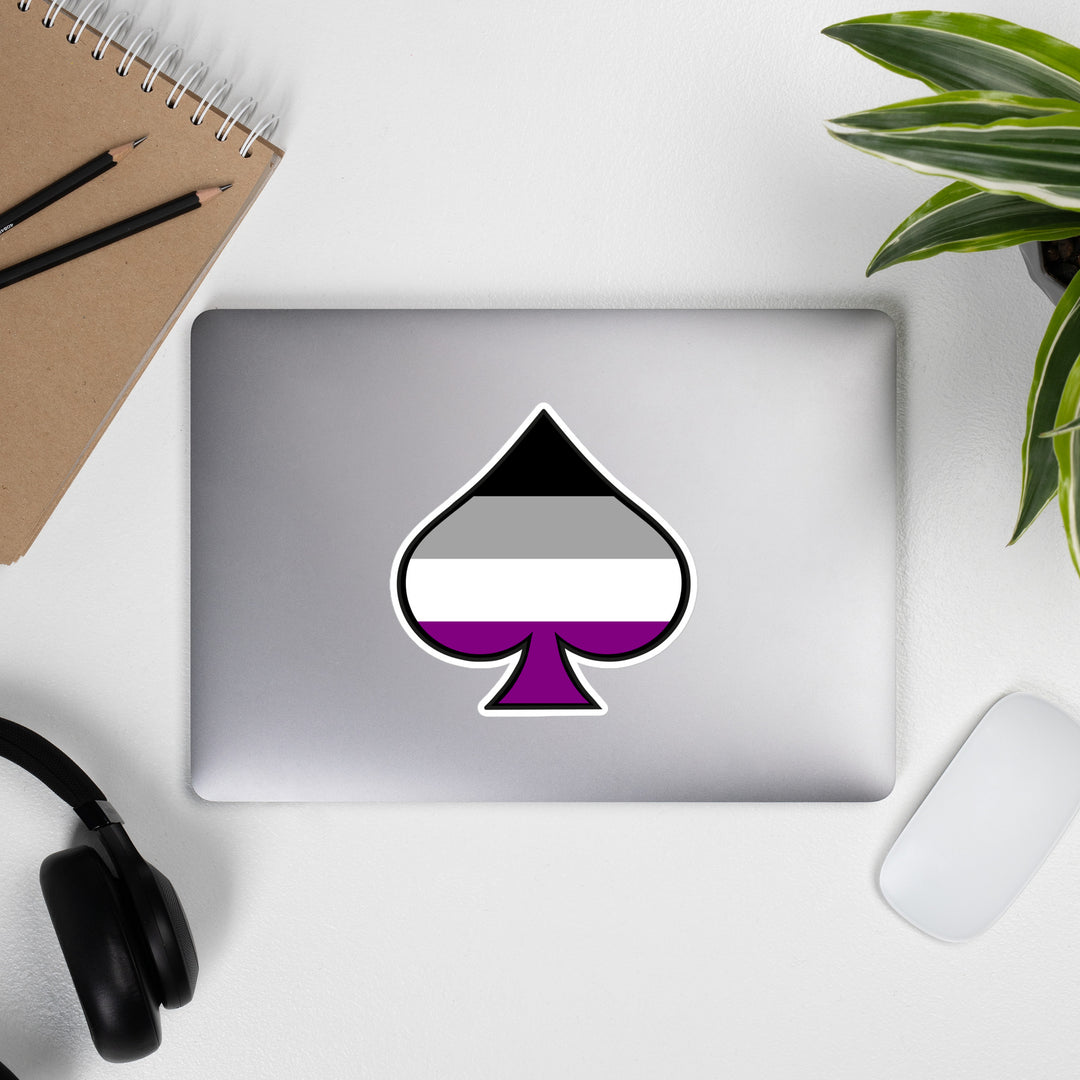 Asexual Ace Sticker Stickers The Rainbow Stores