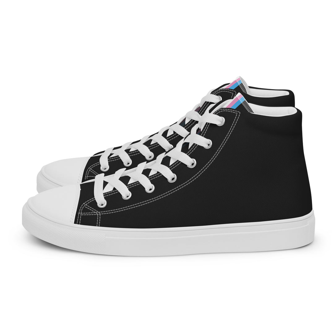 Trans Pride High Top Trainers (male sizes) High Tops The Rainbow Stores