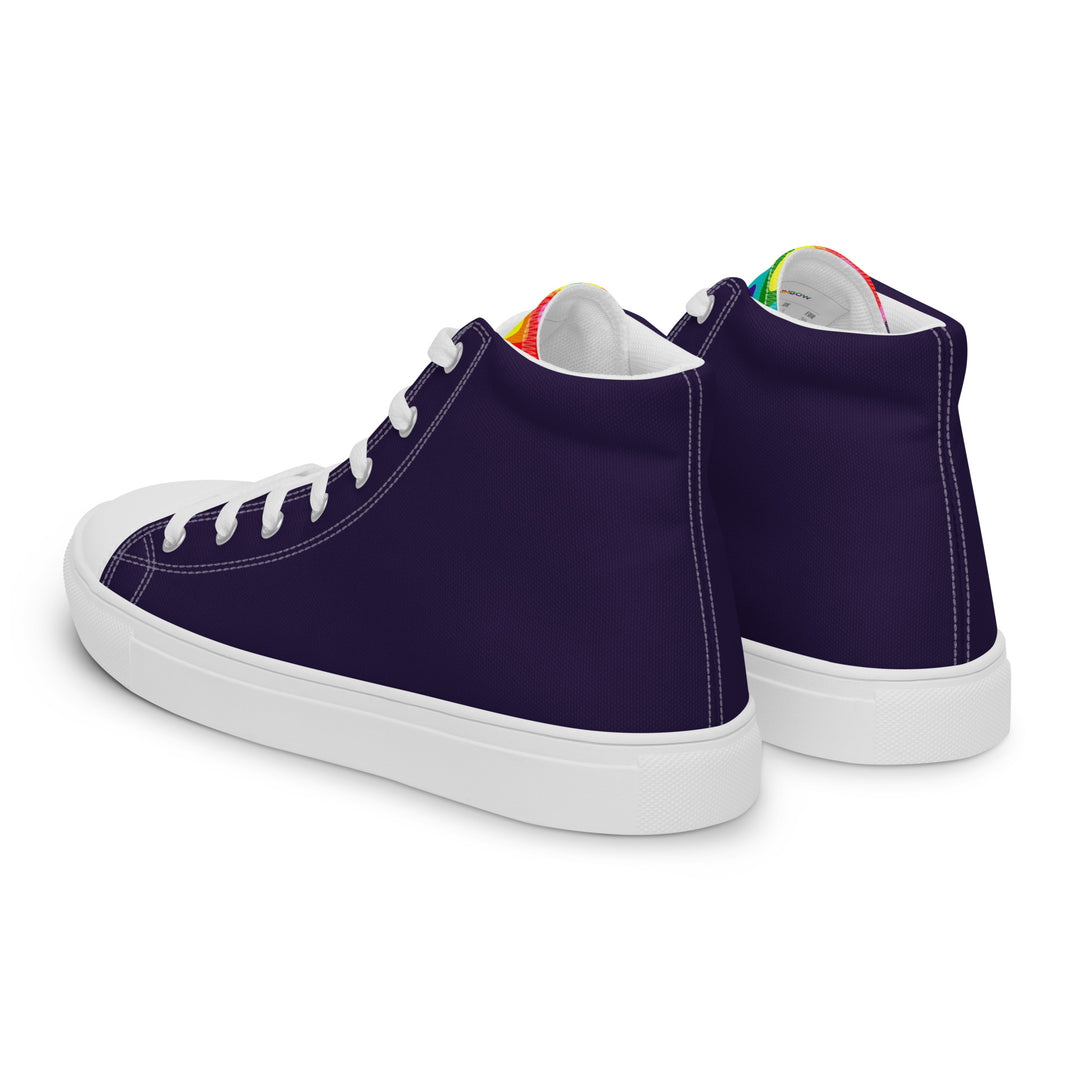 Blue and Original Pride Flag High Top Trainers (male sizes) High Tops The Rainbow Stores