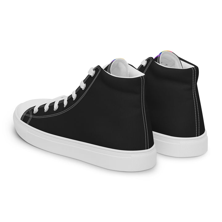 Rainbow Pride Black High Top Trainers (male sizes) High Tops The Rainbow Stores