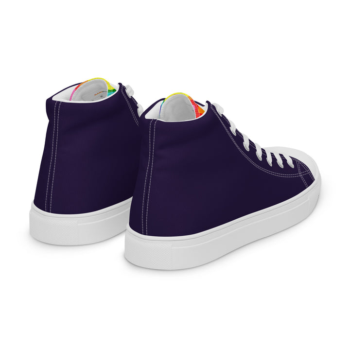 Blue and Original Pride Flag High Top Trainers (male sizes) High Tops The Rainbow Stores