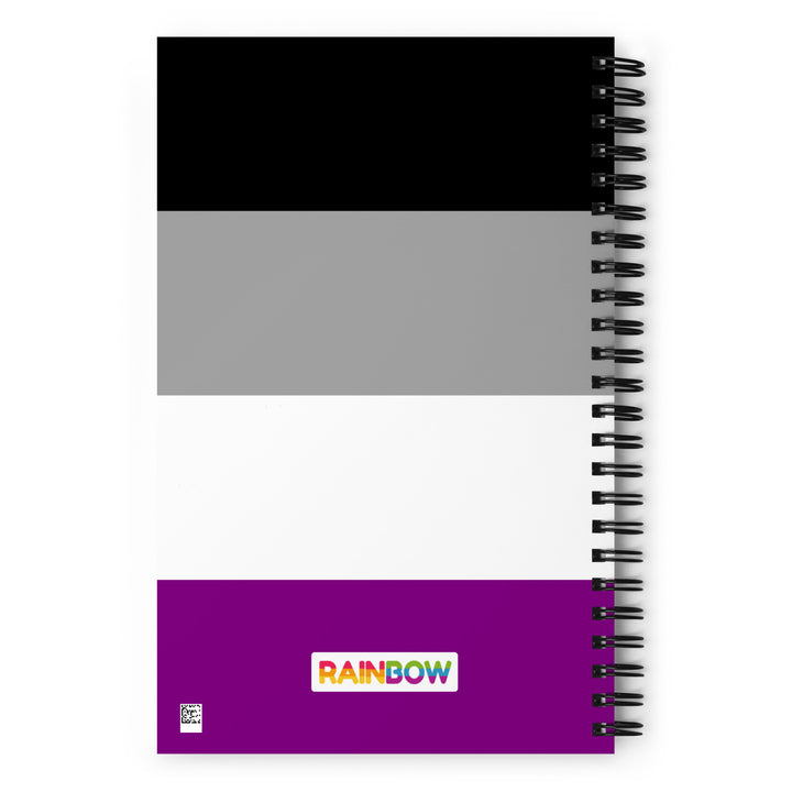 Asexual Pride Flag Spiral Notebook Notebooks The Rainbow Stores