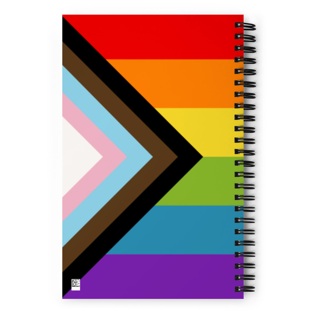 Progress Pride Flag Spiral Notebook  The Rainbow Stores