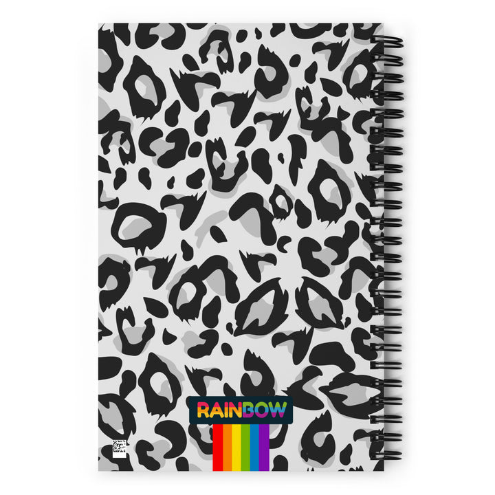 Snow Leopard Rainbow Pride Spiral Notebook Notebooks The Rainbow Stores