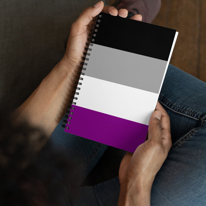 Asexual Pride Flag Spiral Notebook Notebooks The Rainbow Stores