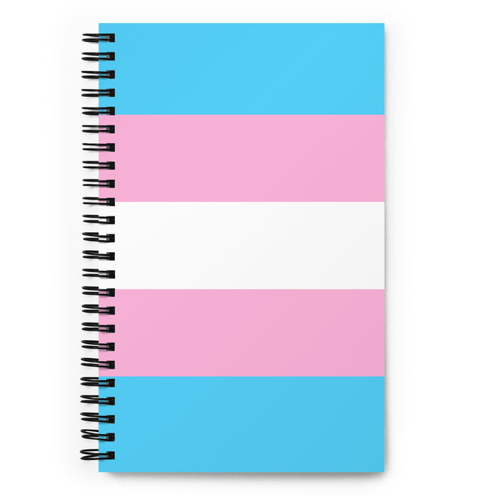 Trans Pride Flag Spiral Notebook Notebooks The Rainbow Stores