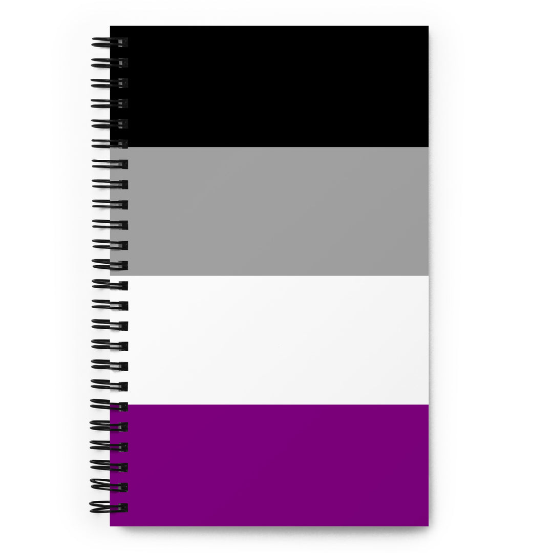 Asexual Pride Flag Spiral Notebook Notebooks The Rainbow Stores