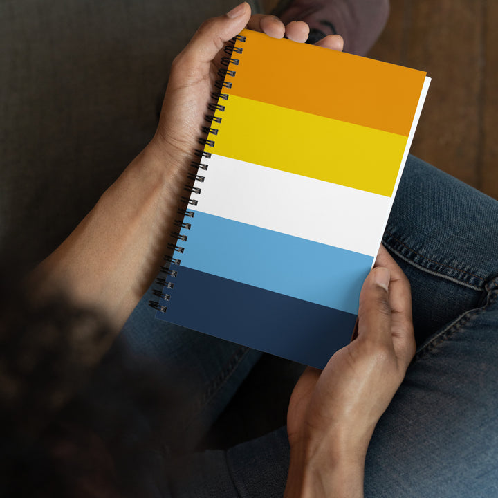 AroAce Pride Flag Spiral Notebook Notebooks The Rainbow Stores