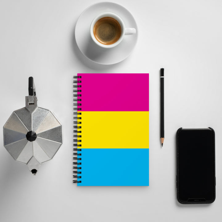 Pansexual Pride Flag Spiral Notebook Notebooks The Rainbow Stores