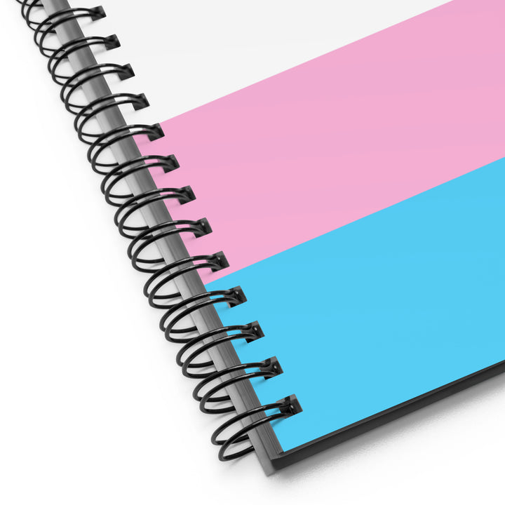 Trans Pride Flag Spiral Notebook Notebooks The Rainbow Stores