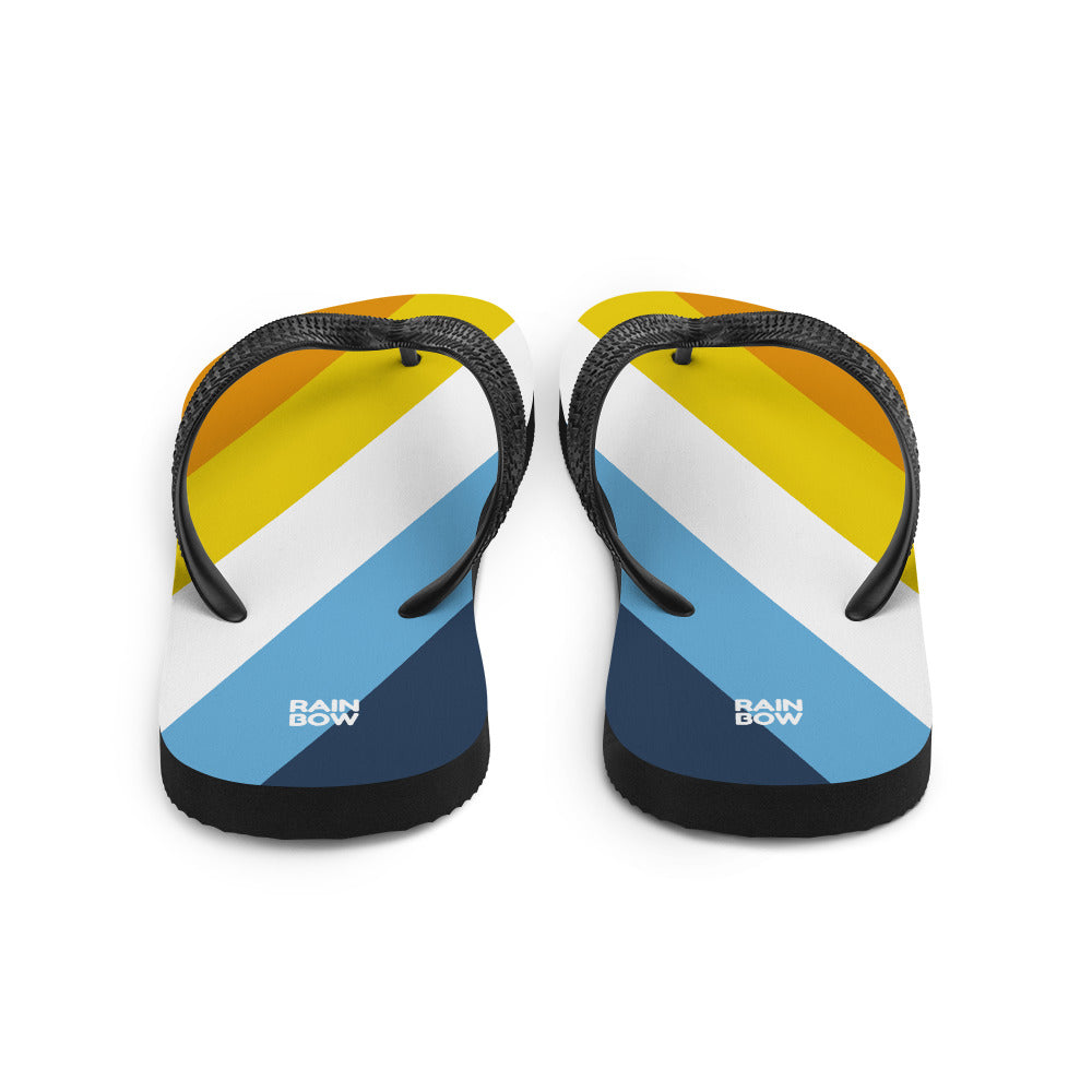 AroAce Diagonal Pride Flag Flip-Flops Flip Flops The Rainbow Stores