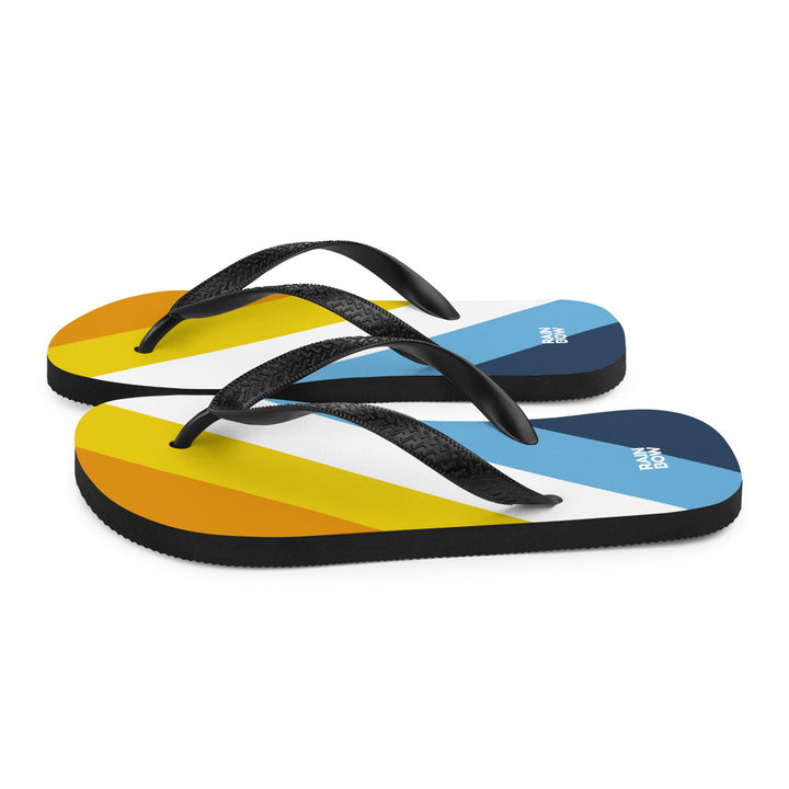 AroAce Diagonal Pride Flag Flip-Flops Flip Flops The Rainbow Stores