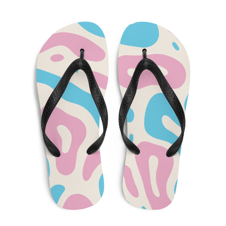 Abstract Trans Pride Flag Flip-Flops Flip Flops The Rainbow Stores