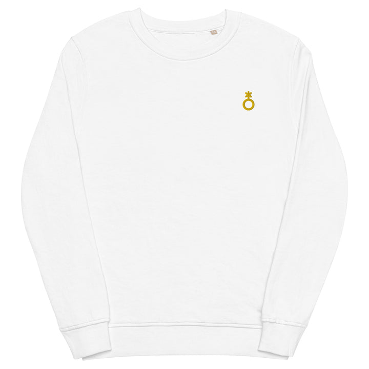 Non-Binary Embroidered Symbol Organic Sweatshirt Sweatshirts SOL's The Rainbow Stores