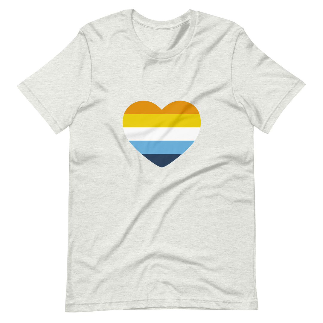 AroAce Heart T-Shirt T-shirts The Rainbow Stores