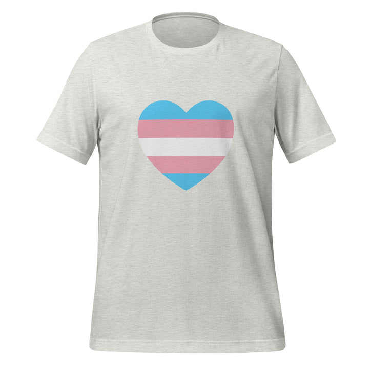 Trans Heart Flag T-Shirt T-shirts The Rainbow Stores