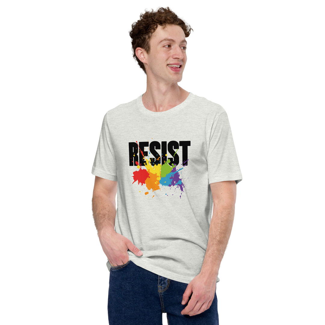 Resist Rainbow Splatter T-Shirt T-shirts The Rainbow Stores