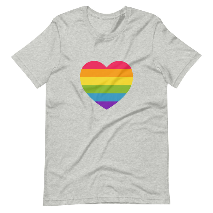 Rainbow Pride Heart T-Shirt T-shirts The Rainbow Stores