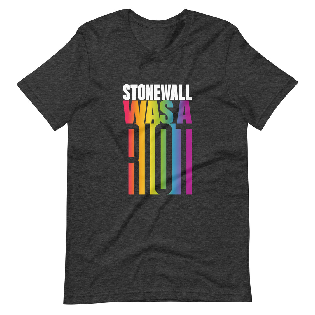 Stonewall Was A Riot T-Shirt T-shirts The Rainbow Stores