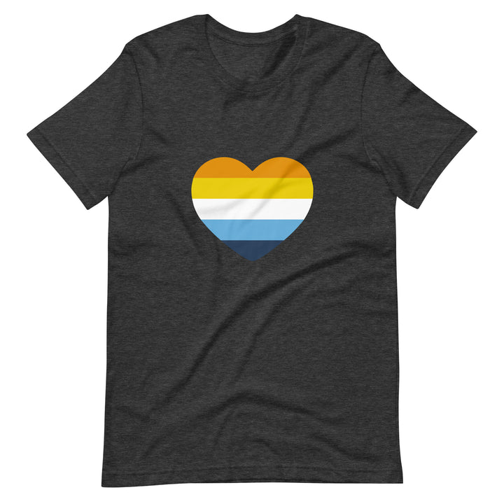 AroAce Heart T-Shirt T-shirts The Rainbow Stores