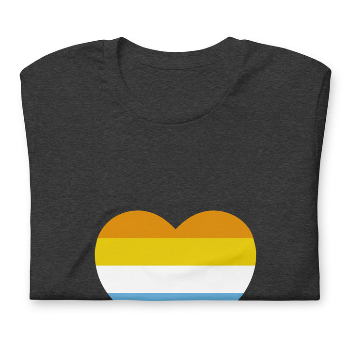 AroAce Heart T-Shirt T-shirts The Rainbow Stores