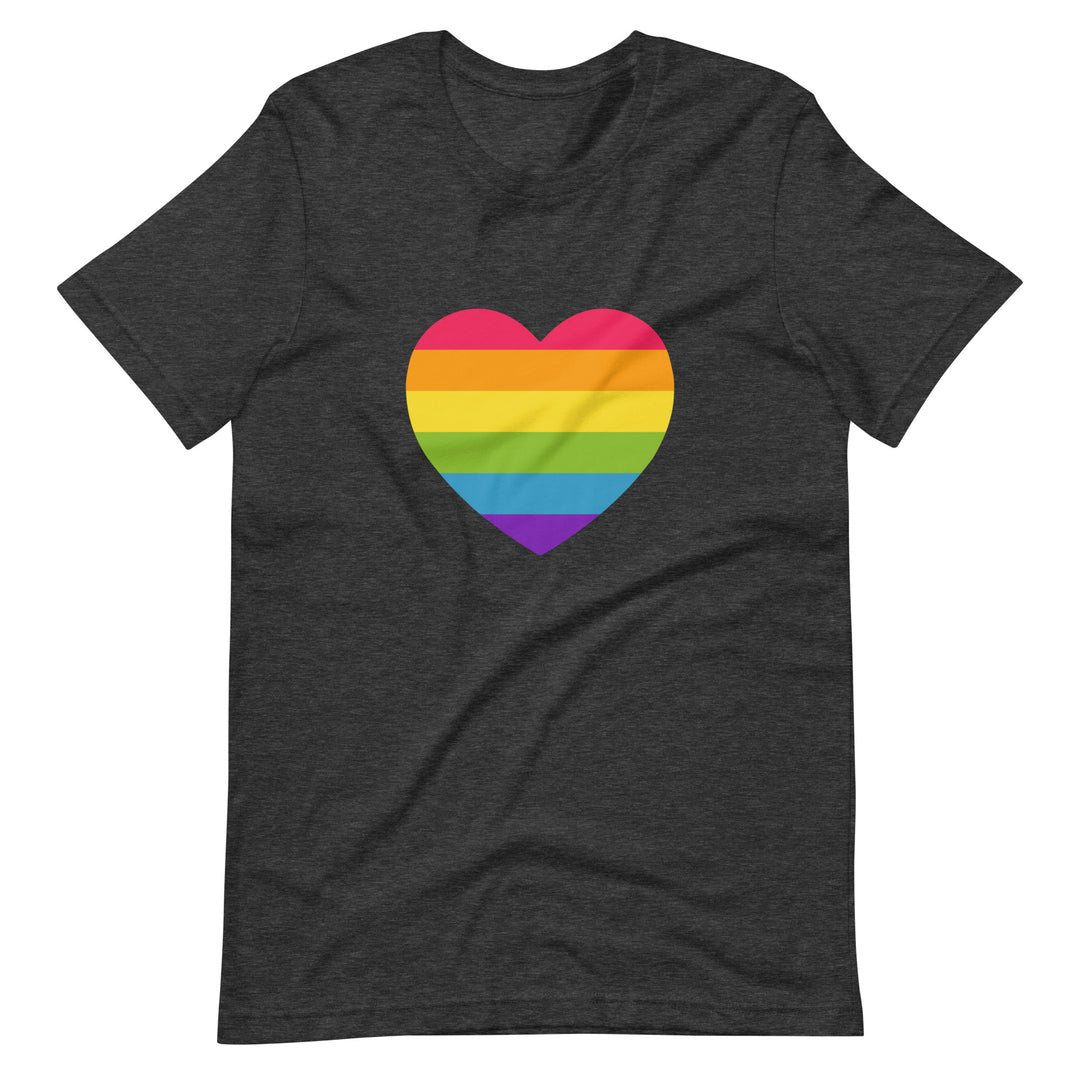 Rainbow Pride Heart T-Shirt T-shirts The Rainbow Stores