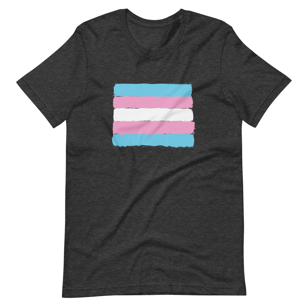 Hand Drawn Trans Pride Flag T-Shirt T-shirts The Rainbow Stores